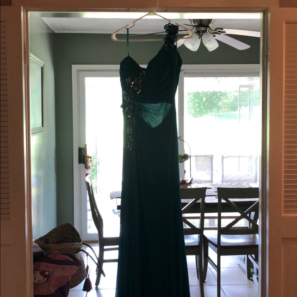 Teal dress